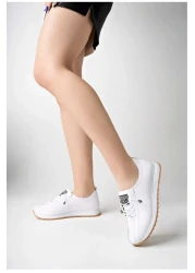 caraxes Women's Elastic Lace-Up Orthopedic Sole Sports Shoes