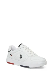 U.S. Polo Assn. Original U.S. Polo Assn. White Unisex Sports Shoes