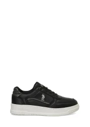 U.S. Polo Assn. Black Daily Walking Sneakers