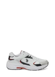 U.S. Polo Assn. Men's Casual White Sneaker Sneakers