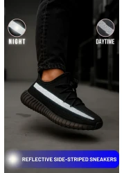 BLACK DEER Bdmr1 | Movement Reflective Black Sneaker Daily Walking and Running Training Shoes Men Women