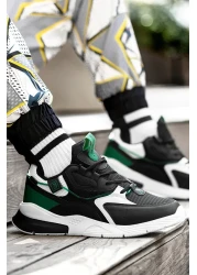 Dark Seer Black White Green Unisex Sneaker