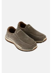 Skechers Men Cowen Slip On Outdoor Shoes, Taupe