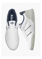 Lee Cooper Men's Logo Detail Sneakers with Lace-Up Closure