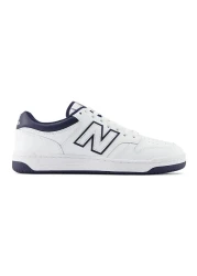 New Balance حذاء رياضي أبيض للجنسين - لايف ستايل BB480LWN