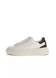 Guess Elba Men's White/Brown Sneaker Fmpvıblea12-Wbroc
