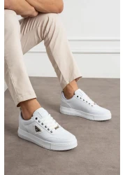 L.A Polo نعل سميك أبيض للرجال Snekaer