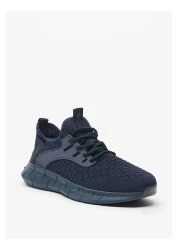 Oaklan by Shoexpress Textured Sports Shoes with Lace Detail