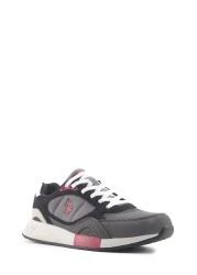 U.S. Polo Assn. U.S. POLO ASSN LEMAR 4FX - Gray and Red Comfortable Casual Sneakers