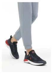 U.S. Polo Assn. حذاء الجري FLORIN 4FX باللون الأزرق الداكن للرجال - أزرق داكن - أحمر