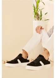 Yaya by Hotiç Men's Black Sneakers 02AYY264920A109