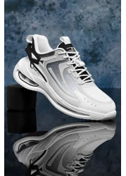 Dark Seer حذاء رياضي رجالي باللون الأبيض المدخن باللون الأسود من DS Enigma