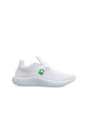 Benetton Men's White Sneakers Bn-30008