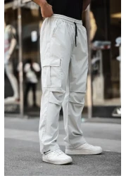 a02teks Adjustable Leg - Parachute Fabric Baggy Cargo Pants