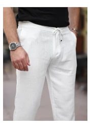 BASEL.CO Summer Thin Linen Jogger Pants