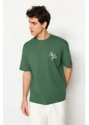  Collection Green Oversize PrinTed T-Shirt - 100% Tiny TMNSS20TS1099