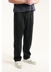 TKT Men's Baggy Loose Fitting Pique Pants