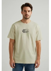  Collection Oversize MinT PrinTed CoTTon T-Shirt - TMNSS23TS00261