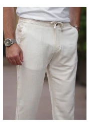 BASEL.CO Summer Thin Linen Jogger Pants