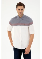 U.S. Polo Assn. Men's Burgundy Long Sleeve Shirt 50296627 -Vr014