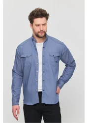 YXC Slim Fit Men's Denim Shirt Slim Fit