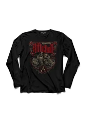 Kendim Seçtim Death Rider Affliction Death Rider Motorcycle Long Sleeve T-Shirt