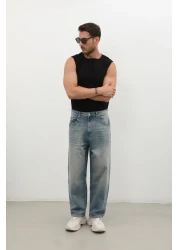 BANNY JEANS Skater Fit Men's Jean Trousers - Tint