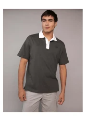 American Eagle AE Contrast Collar Polo Shirt