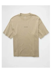 American Eagle AE Oversized Logo Graphic T-Shirt