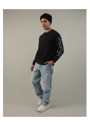 American Eagle AE Long-Sleeve Logo Graphic Thermal T-Shirt