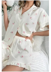 ELİTOL Burnout Button Shorts Set