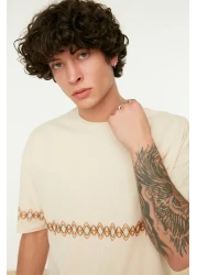  Collection Oversize ShorT Sleeve Embroidered CoTTon T-Shirt - TMNSS21TS1889