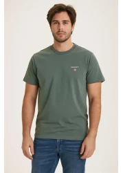 Gantt Crew Neck Tshirt Gray Gant