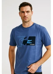 Lacco Crew Neck Ddf Print Blue