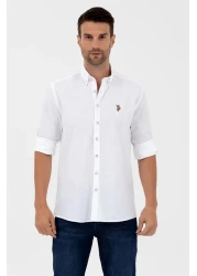 U.S. Polo Assn. U.s.polo Assn Men's Enzogl023y U.kol Linen Shirt 1570318