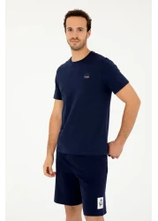 U.S. Polo Assn. Men's Regular Fit Crew Neck Navy Blue T-Shirt 50294329 -Vr033