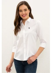 U.S. Polo Assn. Women's White Shirt