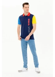 U.S. Polo Assn. Navy Blue Men's Polo T-shirt T-midar