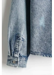 H&M Boxy Fit Denim shirt