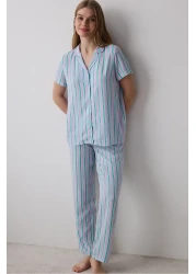 Penti Bon Vivant Shirt Pants Lilac Pajama Set