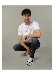 American Eagle AE Logo Patterned T-Shirt