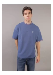 American Eagle Ae Flex Pique Oversize T-Shirt - U-1164-3896-415