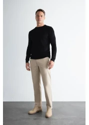 Defacto Canvas Chino Pants Regular Cut 4 Pockets Cotton Flexible Straight Leg C9440Ax24Au