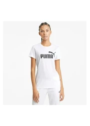 Puma Ess Logo Women's T-Shirt - 586774 -02 White