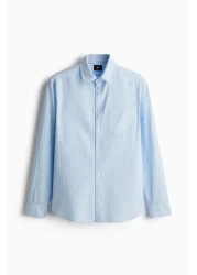 H&M Regular Fit Linen-blend shirt