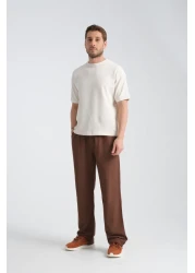 Redline Comfortable Linen Men's Trousers - Saga Baggy Fit