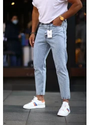 NO61 MAN Boyfriend Comfortable Fit Acid Washed Jeans