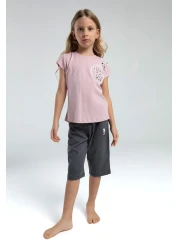 U.S. Polo Assn. U.S. Polo Assn. Girl's Pink Capri Suit