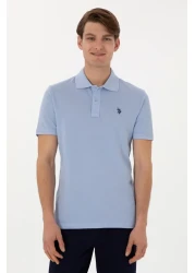 U.S. Polo Assn. US Polo Assn.Men's Slim Fit Light Blue T-Shirt - GTP04IY024 DMLS