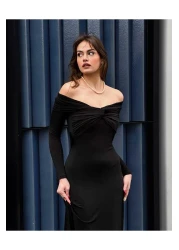 dshee woman فستان بياقة مادونا